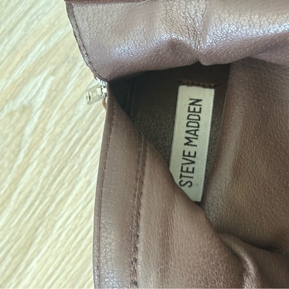 Steve Madden Roland Dark Brown Combat Boots - Picture 4 of 6